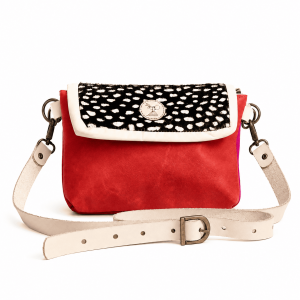 bolso riñonera de piel convertible 4 en 1