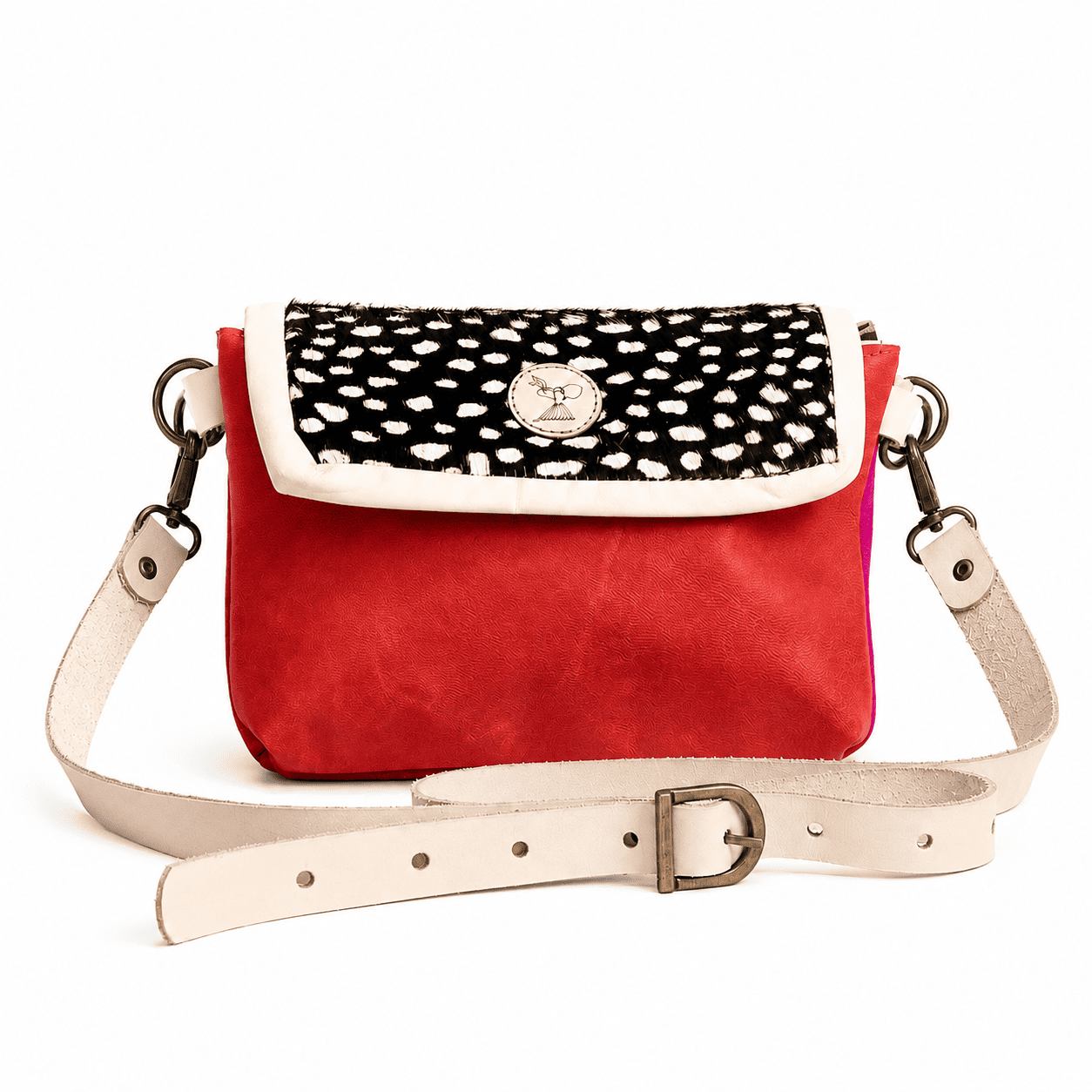 bolso riñonera de piel convertible 4 en 1