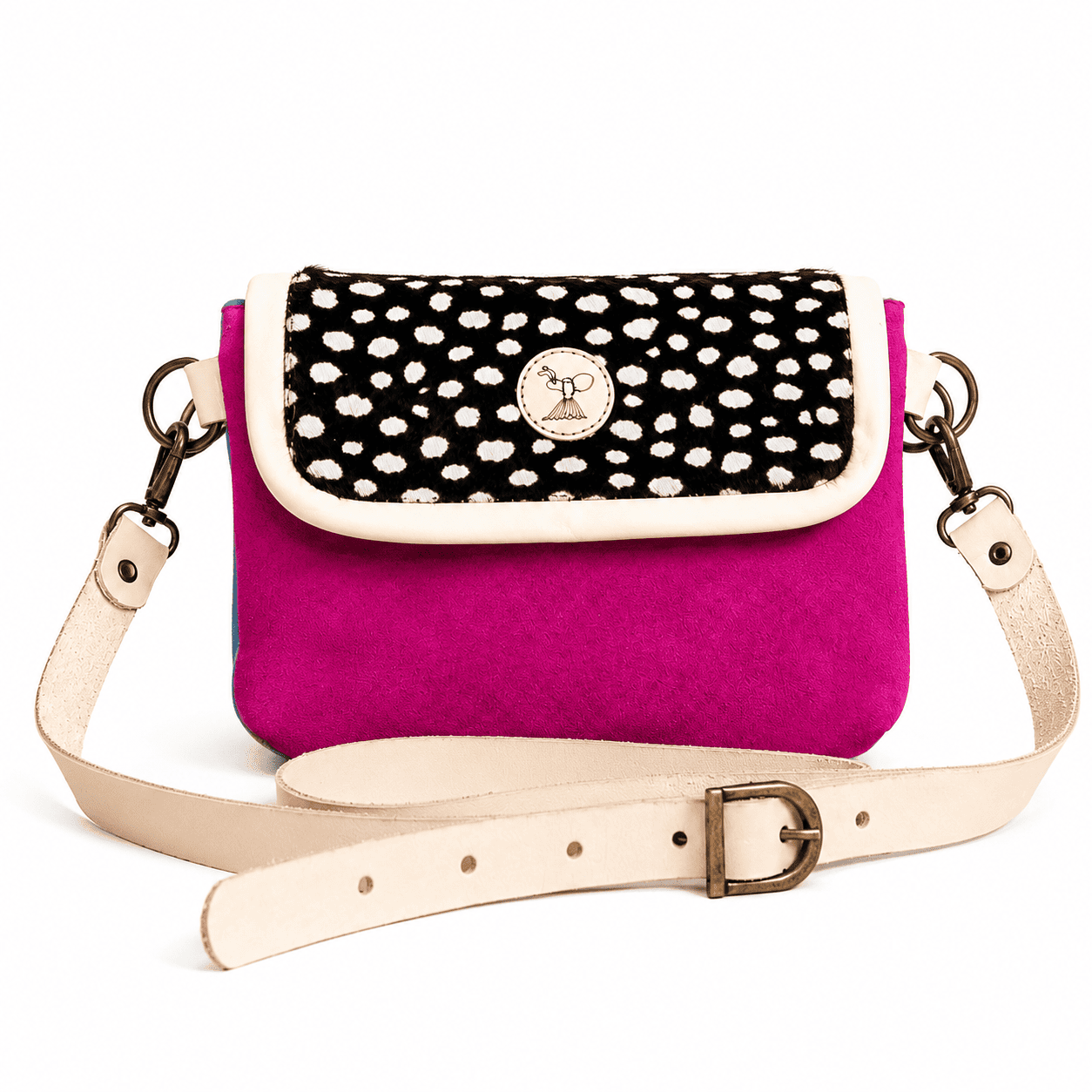 bolso riñonera de piel convertible 4 en 1