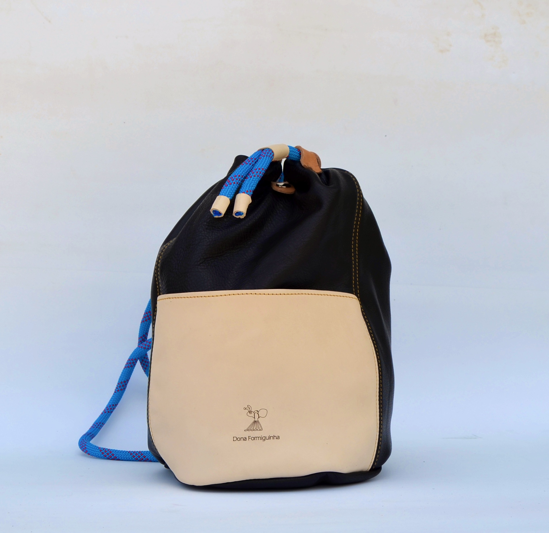 Mochila Agra Corda frontal azul