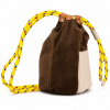mochila de piel artesanal marrón