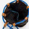 mochila de piel artesanal marrón chocolate